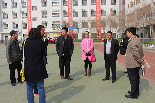 河北邯郸广平县中学校领导来我校观摩交流